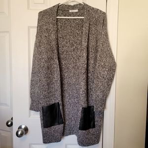 🌺3/$50 Reitmans Heathered Gray Sweater Cardigan